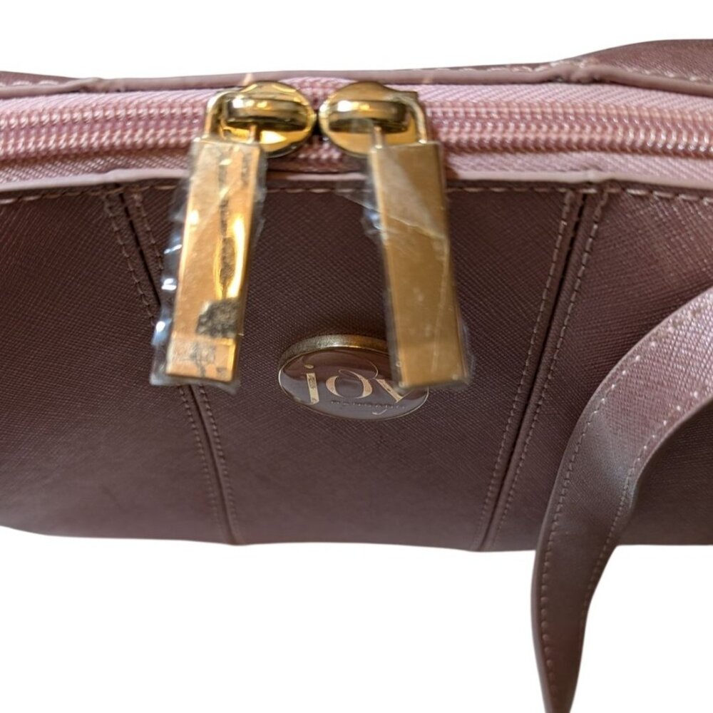 Joy Mangano RFID Leather Crossbody Bag With Adjustable Strap & Gold Hardware - Picture 7 of 12